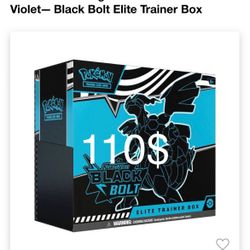 Black Bolt ETB Pokemon Cards