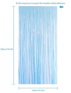 2 pcs Holiday Party Decoration Photo Backdrop Wall Decor Tinsel Foil Fringe Curtain Suitable For Birthday Decoration Wedding Graduation Season Room De