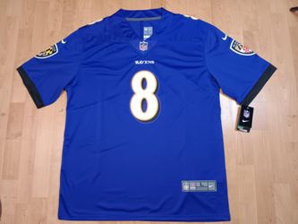 Lamar Jackson Baltimore Ravens Purple Jersey 