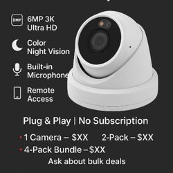 Cam motion 6MP Built In Micro