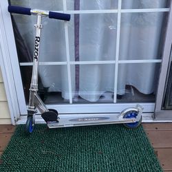 Blue Razor Scooter