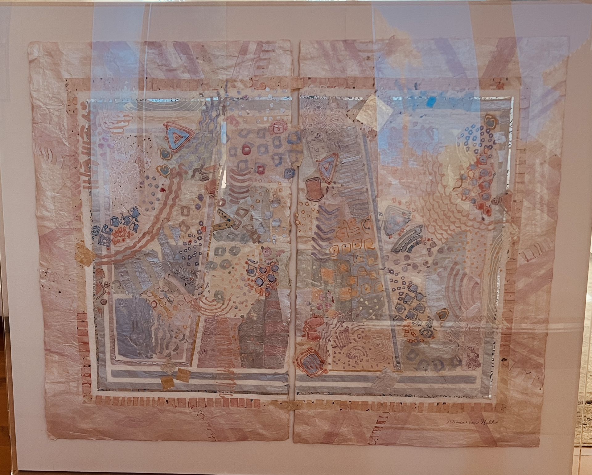 Large Original Diana Van Hall Artwork