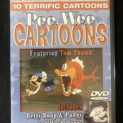 Pee Wee Cartoons (DVD, 2006, Slim-case) -New Sealed