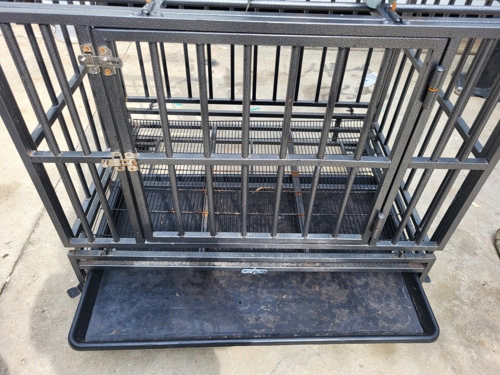 Heavy Duty Dog Cage 37*27 Inches