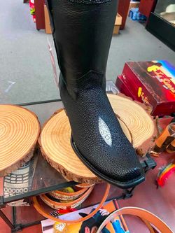 Botas vaqueras de piel para hombre