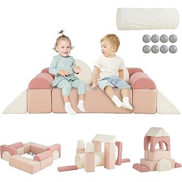 Kids Play Couch Foam Climbing Blocks