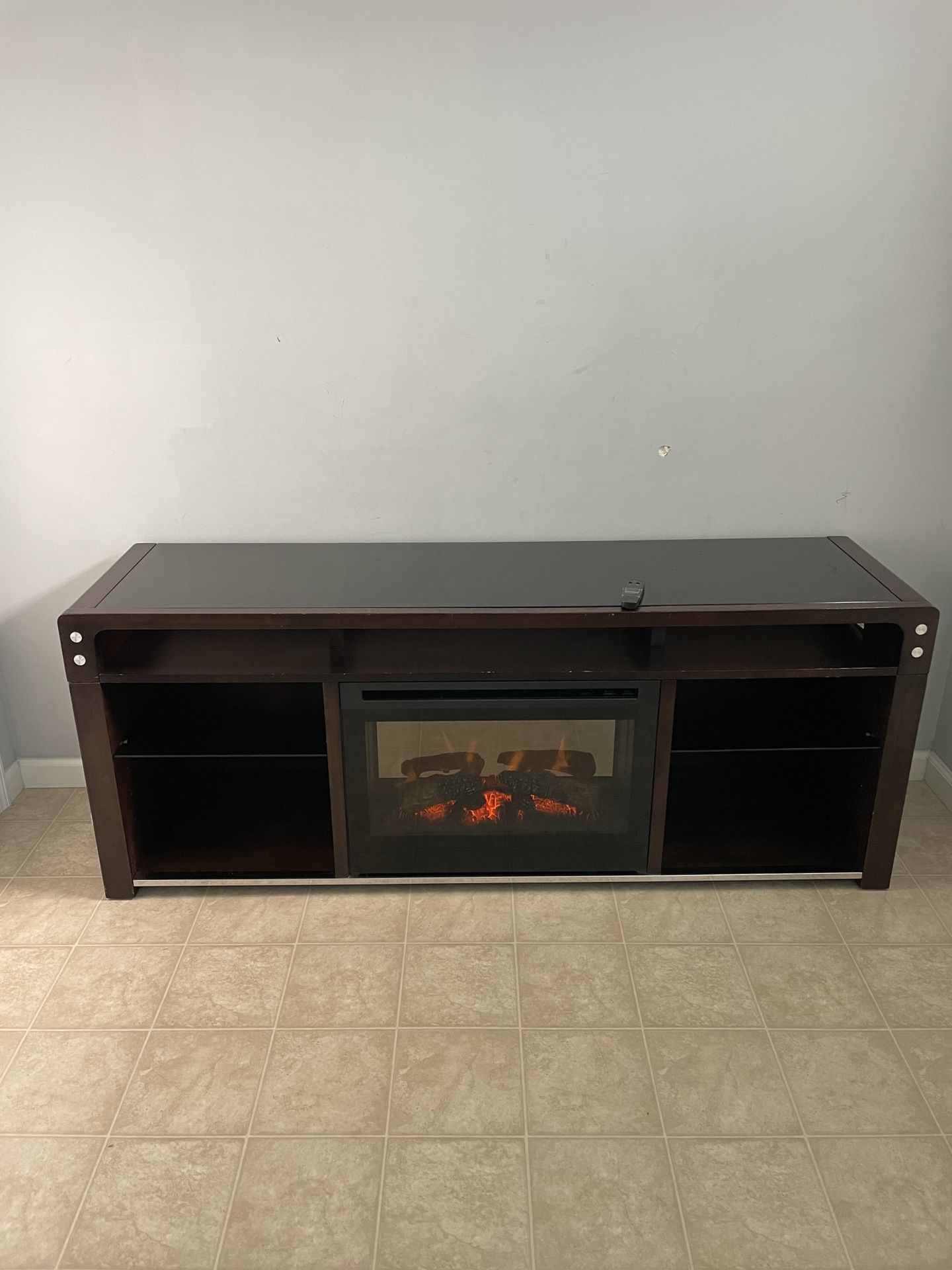 TV Stand with Fireplace
