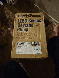 Liberty Pumps LE50-Series Sewage Pump