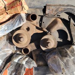 A Box Of Misc Parts From 1930s Ford 8