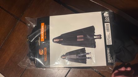 Black cape costume