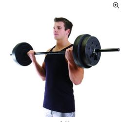 - 100 lb Standard Vinyl Weight Set