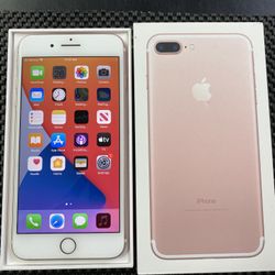 Unlocked Apple iPhone 7+ Plus 128GB Battery Health 80%