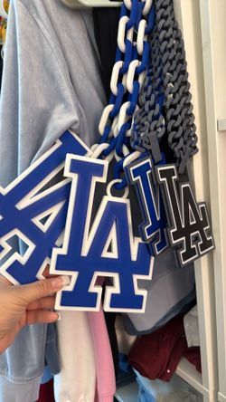 3D printed Los Angeles Dodgers chains