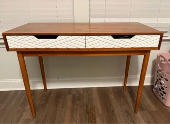 Wooden Boho Desk