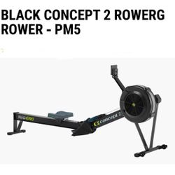 Black Concept 2 Model D Rower w/PM5 Monitor