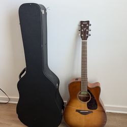 Yamaha Acoustic-Electric Guitar with case
