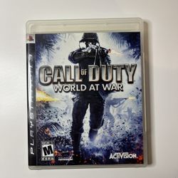 Call Of Duty World At War PS3 