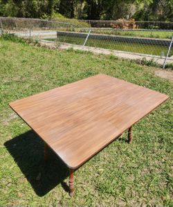 Eaten Allen Drop Leaf vintage wood table