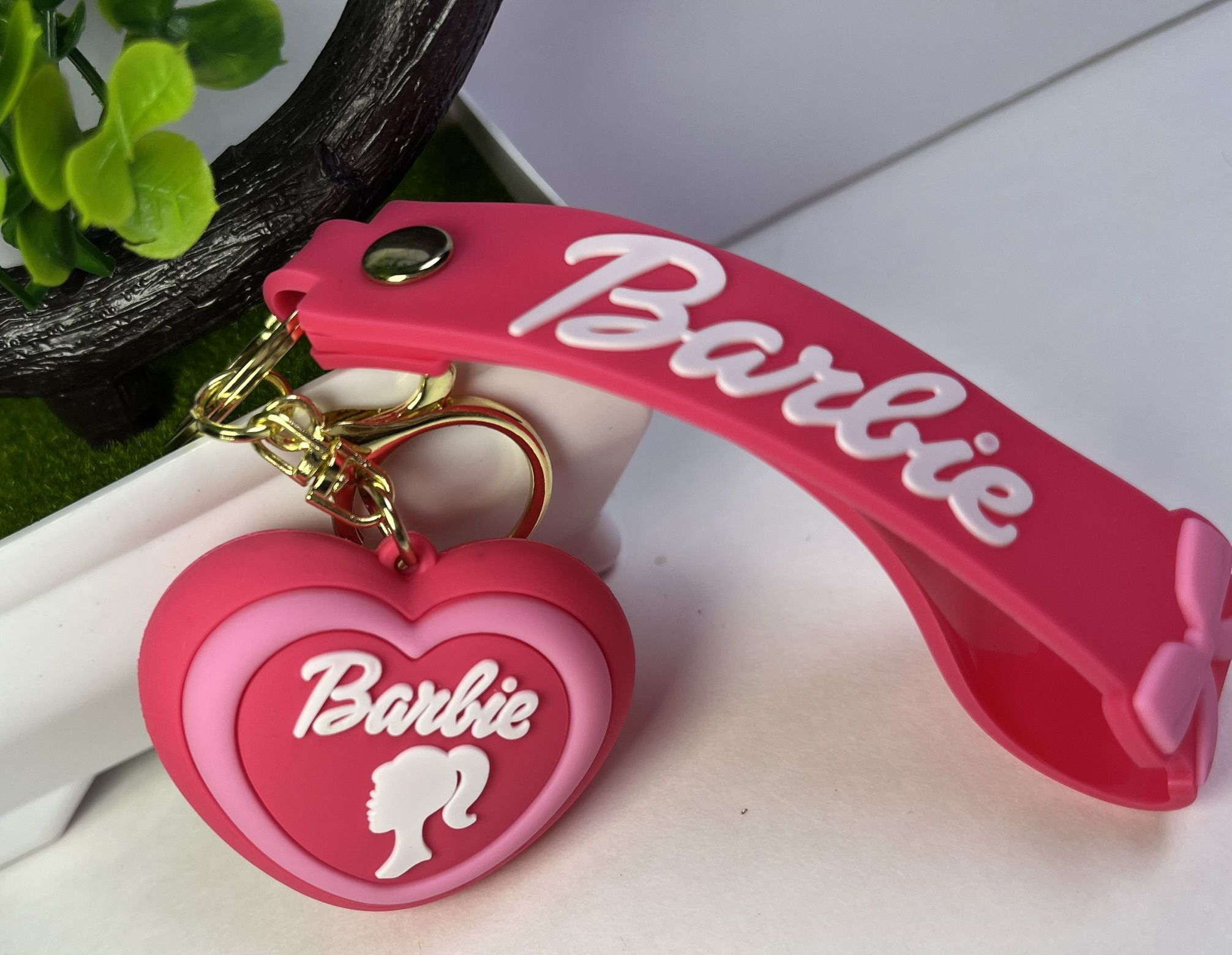 Barbie Keychain, Barbie Heart Key chain, Y2K keychain Accessories