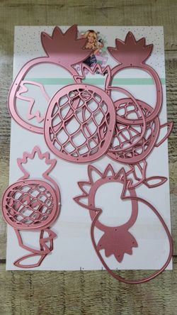 Scrap Diva Designs Pinnapple Shaker Die set 3 Sizes