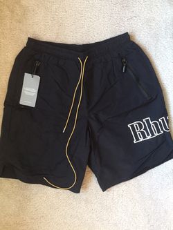 Rhude logo shorts size Large
