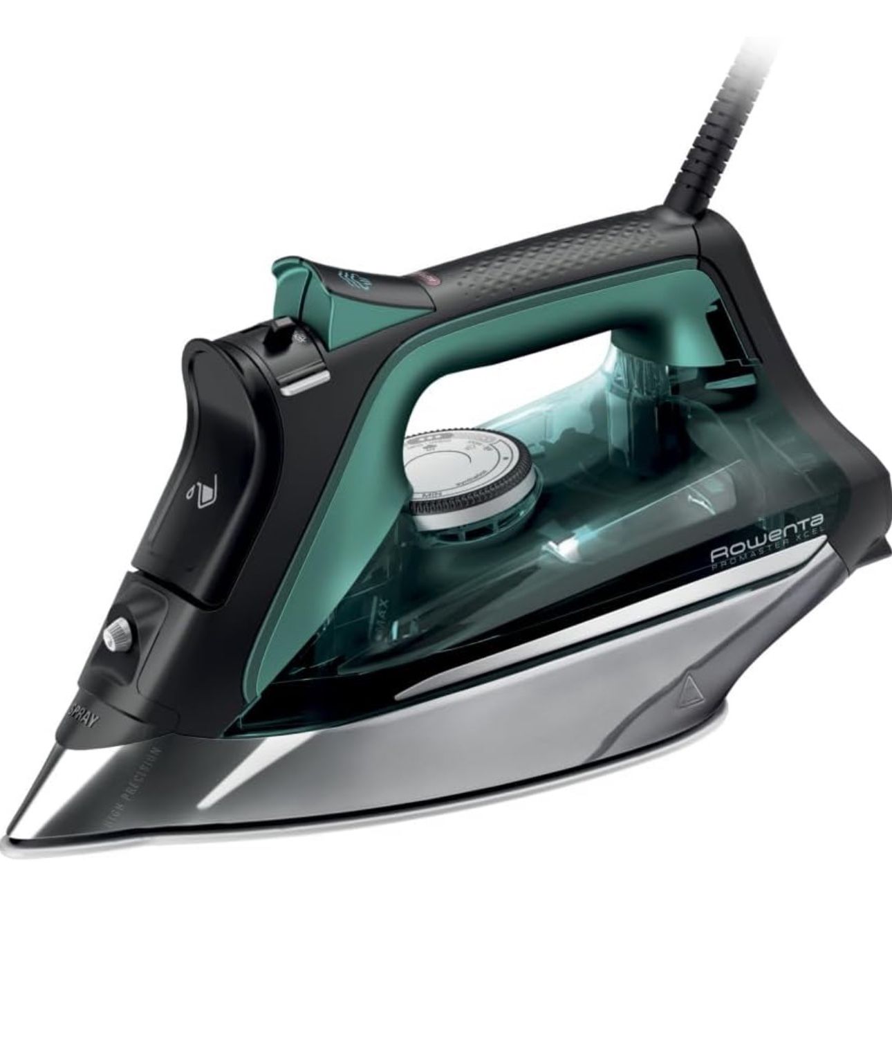 Rowenta Pro Master Stainless Steel Soleplate Steam Iron for Clothes
