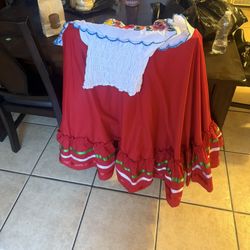 Falda Folklorica And Blusa Traditional 