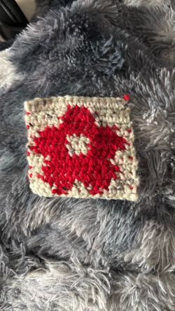 crochet coaster