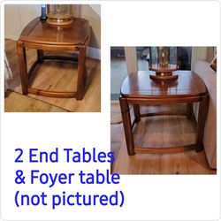 End Tables and Foyer table