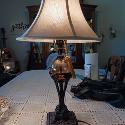 REALLY NEAT LOOKING  Metal LAMP BASE 25 INCHES TALL 
