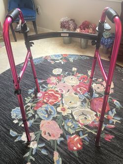 Pink walker slightly used very nice