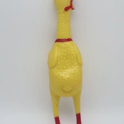 Fun Pet Dog Shrilling Rubber Chicken Chew Sound Squeeze Screaming Toy 12" Inches