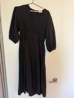 COS Black Midi Dress