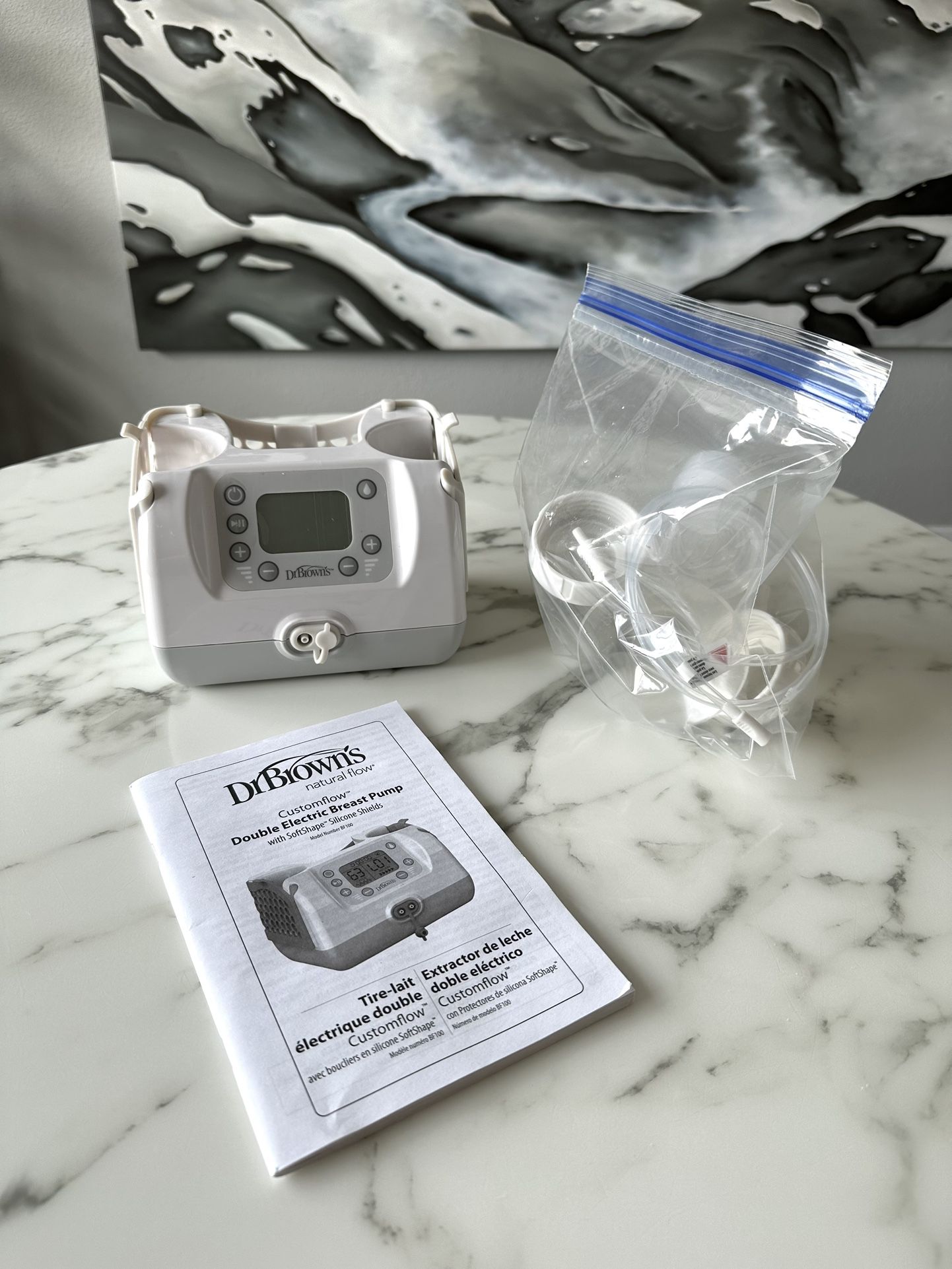 Dr. Brown's Customflow Double Electric Breast Pump FOR PARTS