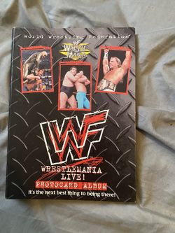 WWF WWE Wrestlemania Live Photo cards Album 