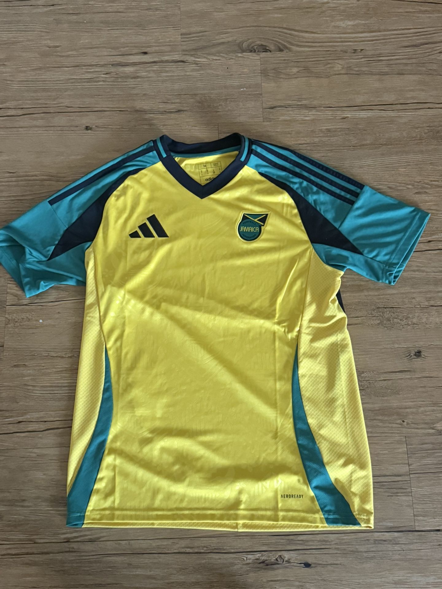 Adidas Jamaica 2024/25 Mens Home Jersey Yellow Kit Size M Men IT8541 Retail $100