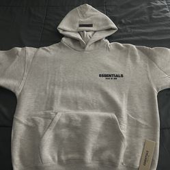 Light Oat Essentials Hoodie For Kids