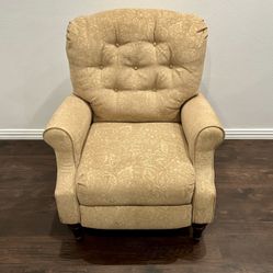 Beatrice High Leg Upholstered Recliner by Lane Furniture