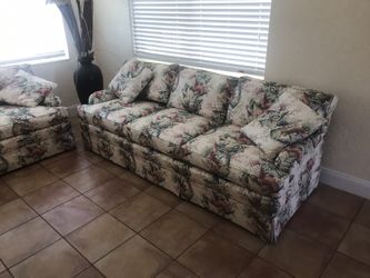 Couch and love seat