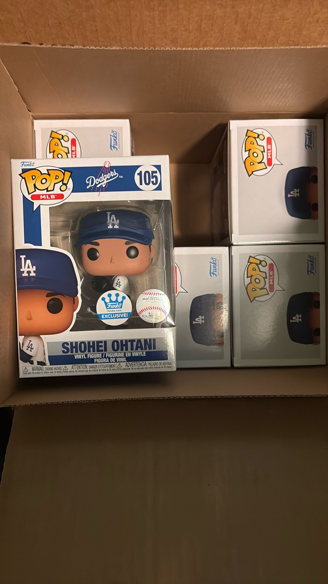 6 Shohei Ohtani La Dodges MLB Funko Pops
