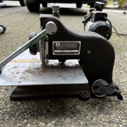 Schmidt model 4 Nameplate Press