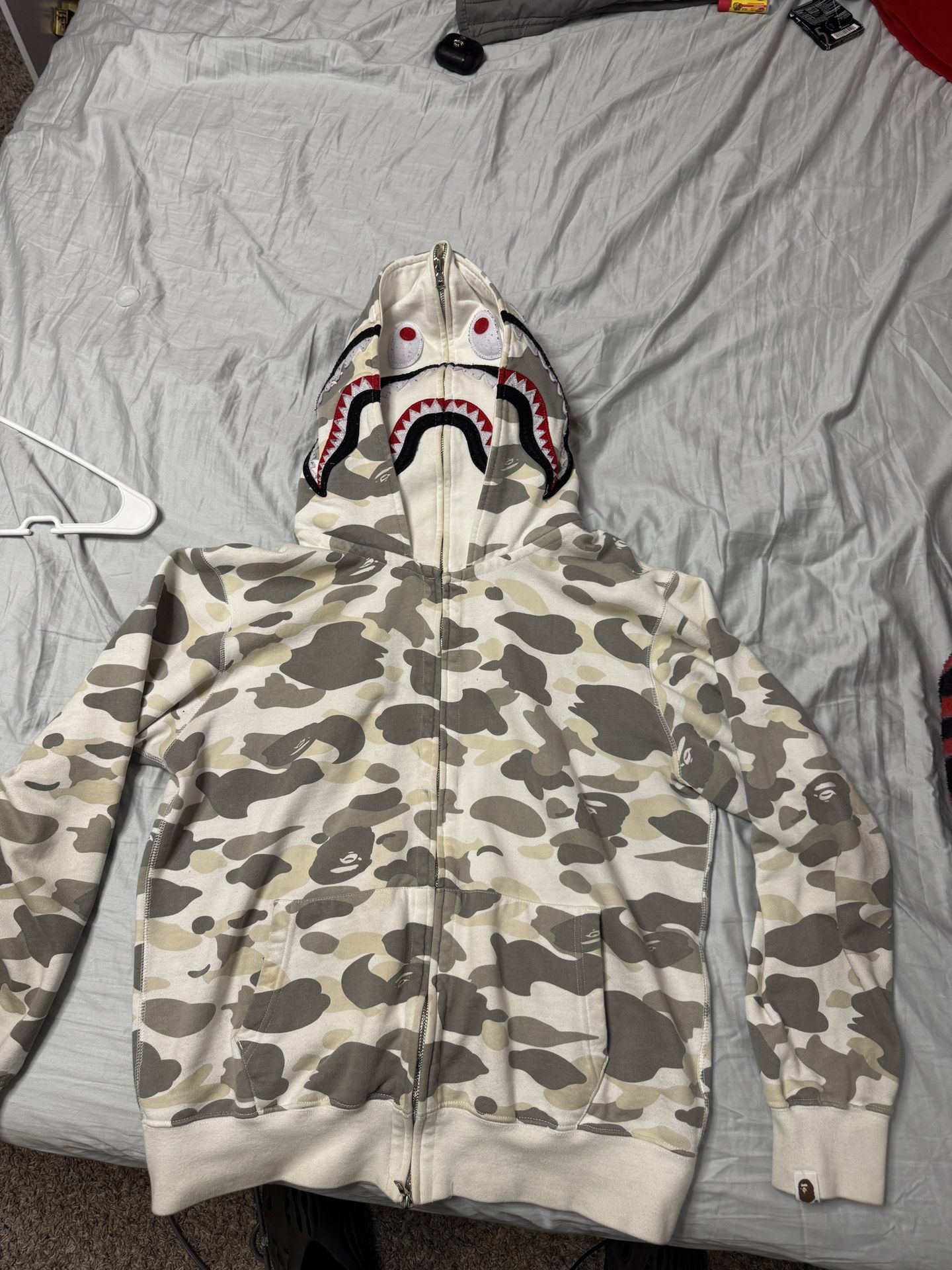 White Bape Hoodie