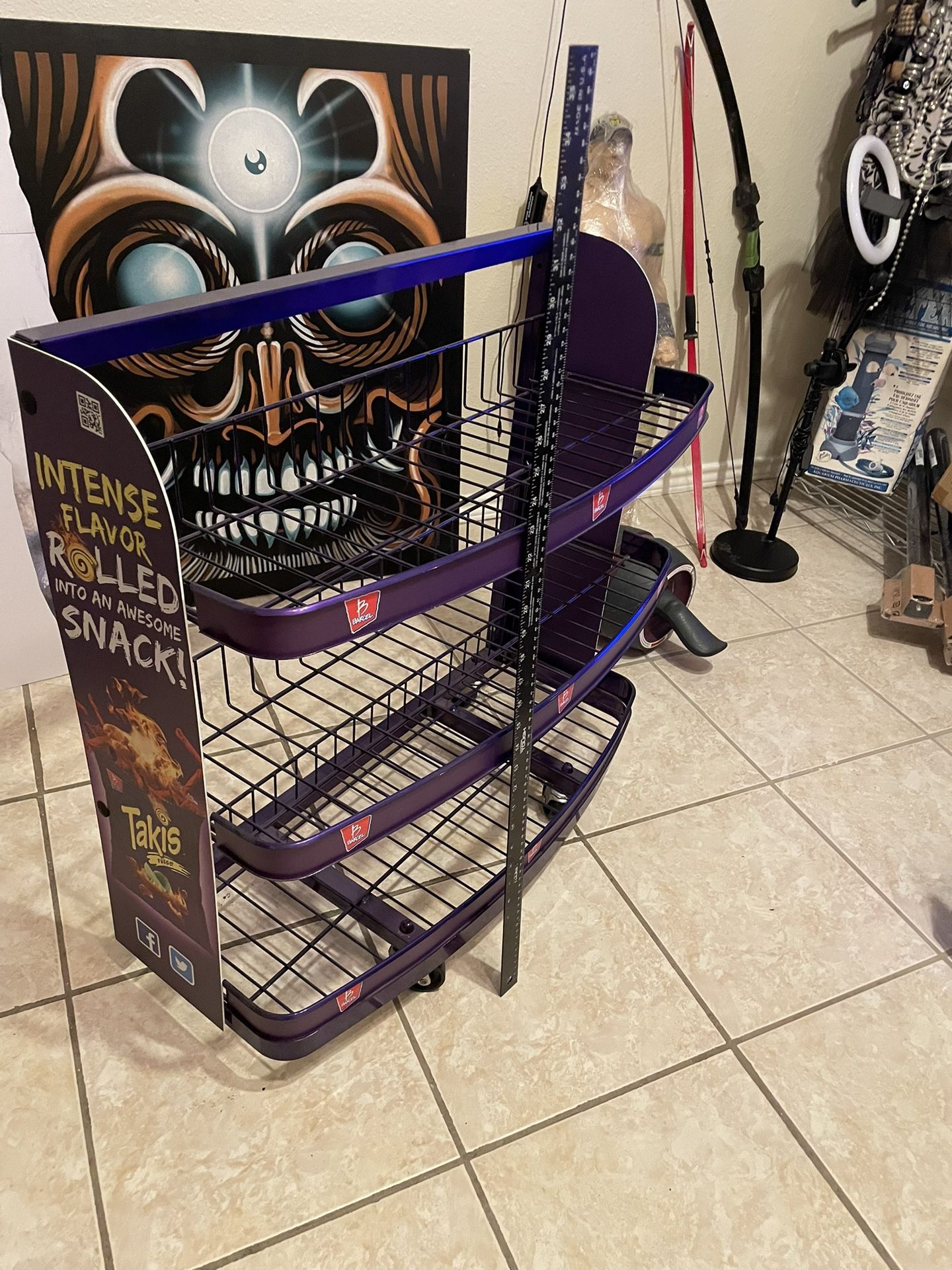 Takis Rack Display Takis Rack for Sale in San Antonio, TX - OfferUp
