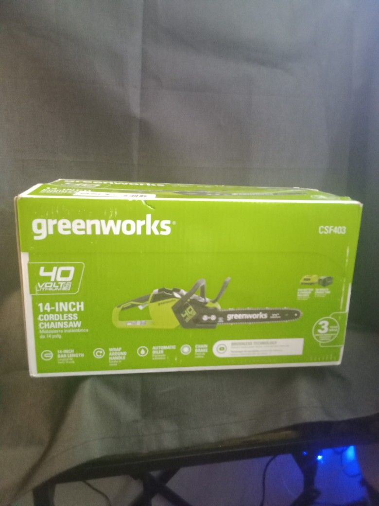Greenworks Cordless Chainsaw