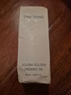 Brand New! One Thing Jojoba Golden Organic Oil! 50ml