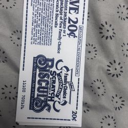 6 Vintage Coupons / No Exp Date