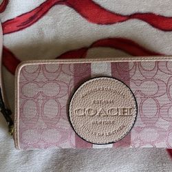 Pink Coach Wallet