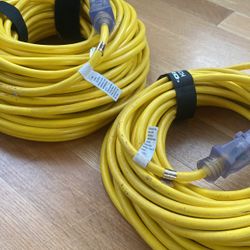 Heavy Duty Outdoor Extension Cord Bundle Of 2