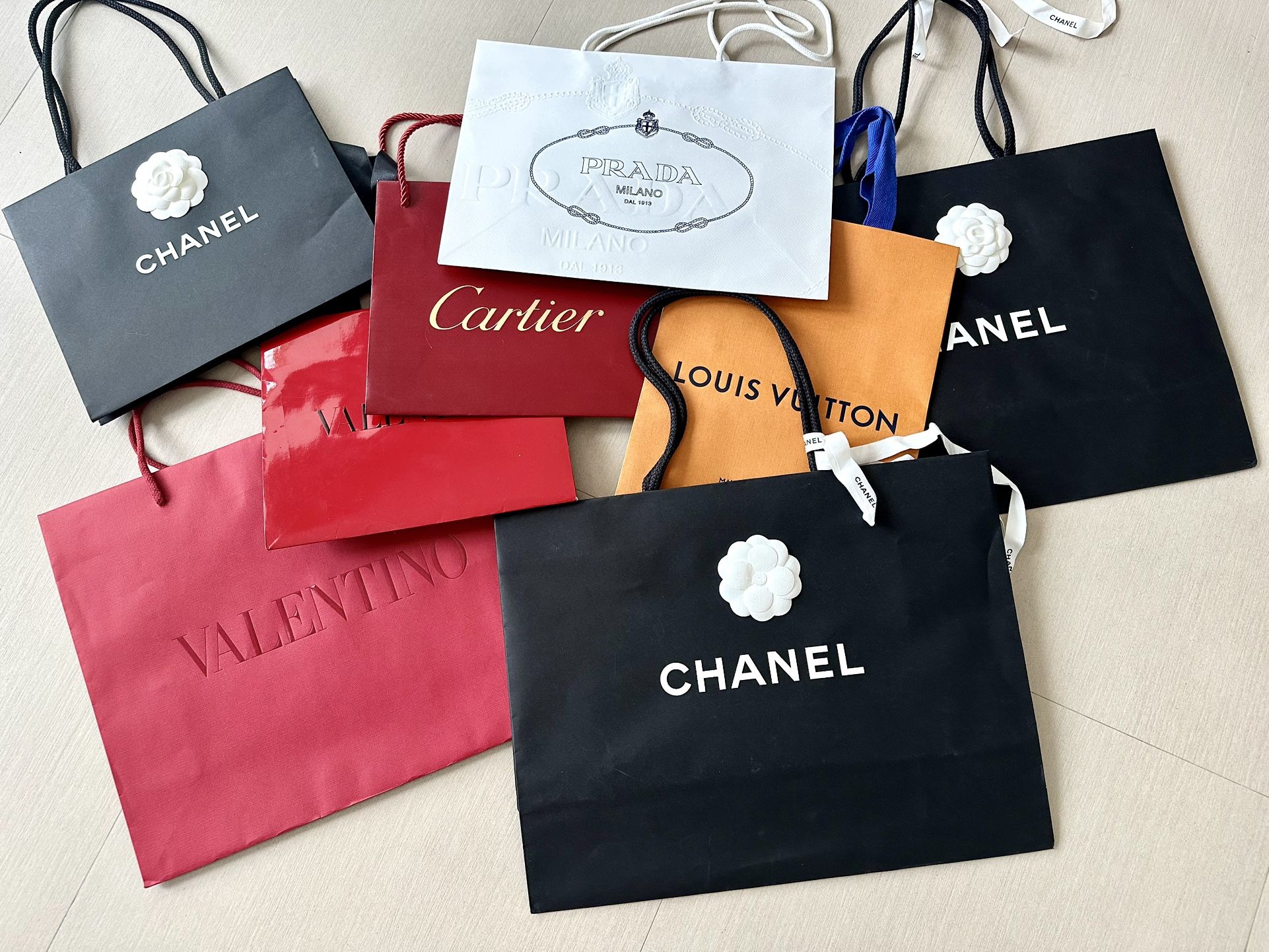 Authentic Designer Shopping Bags - PRICE FOR EACH BAG