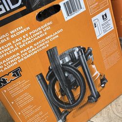 Ridgid 16 gallon 6.5hp wet dry vacuum with detachable blower